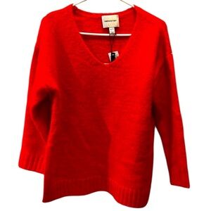 Industry republic clothing orange wool blend sweater new with tags